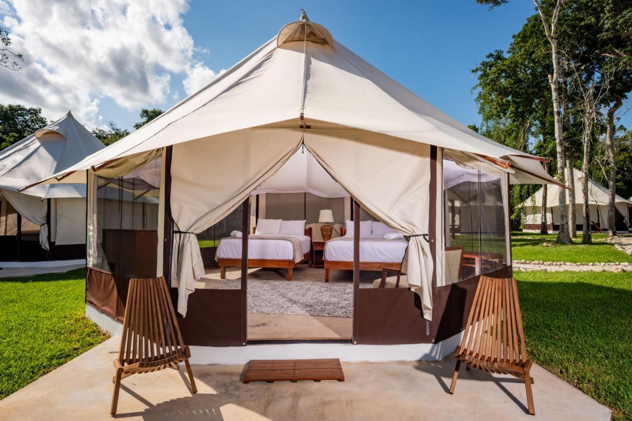 מלון פוארטו מורלוס Xakluum Eco Glampings מראה חיצוני תמונה